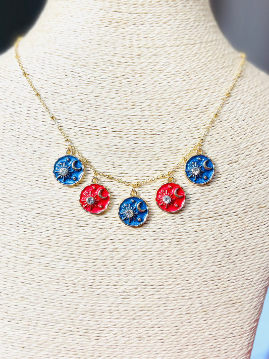 Midnight Sun Charm Necklace