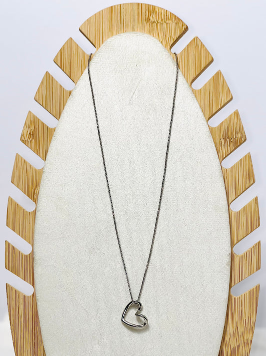 Inclined Heart Necklace