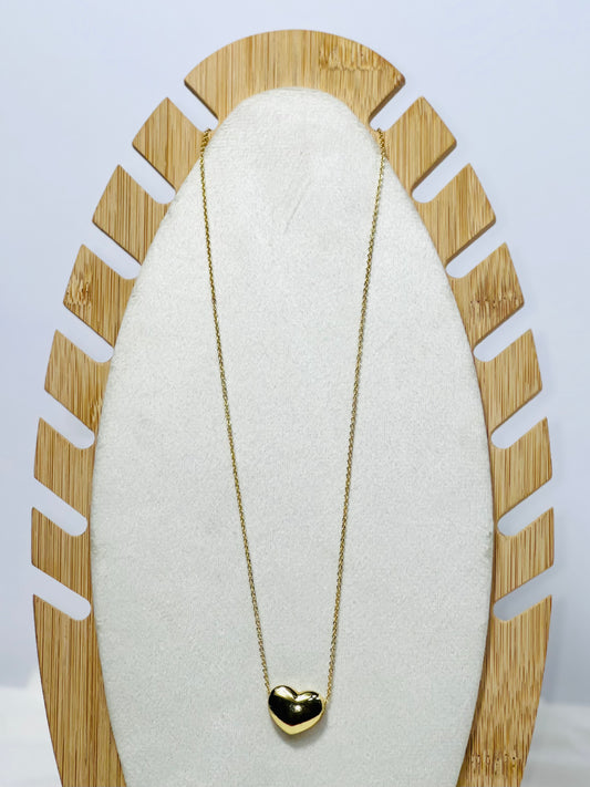 Small Gold Heart Necklace